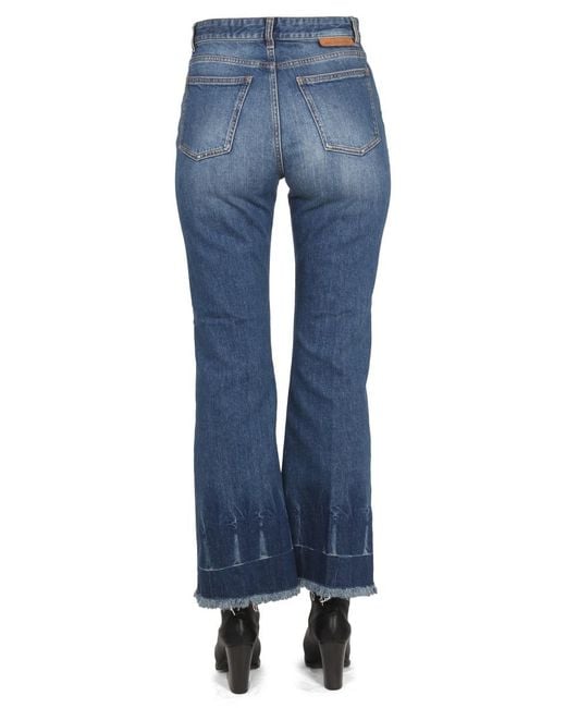 Stella McCartney Blue Denim Jeans Cotton