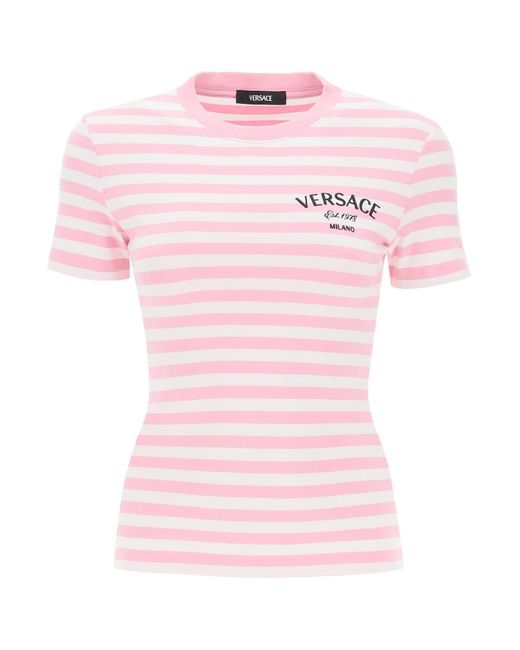 Versace Pink Nautical T Shirt