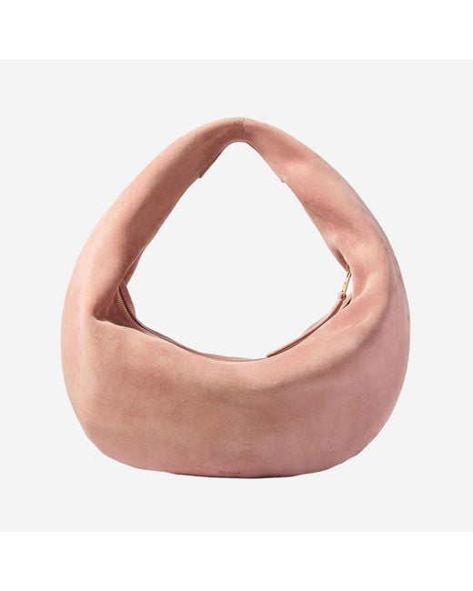 Khaite Pink Hobo Bag Olivia Baby Calfskin Shoulder