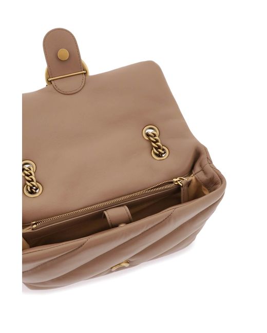 Pinko Brown 'love Classic Puff Maxi Quilt' Bag