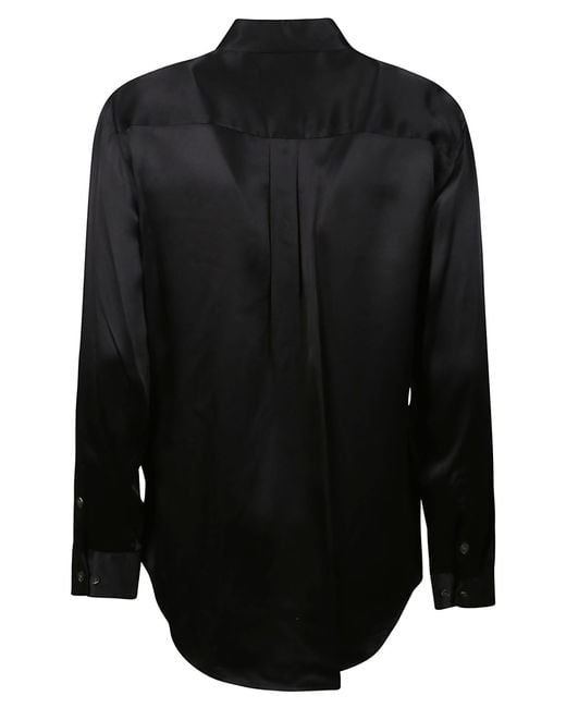 Equipment Black Signature Long Sleeve Shirt