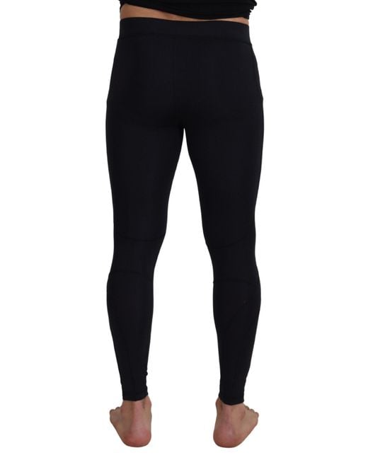 Dolce & Gabbana Black Sleek Designer Pants for men