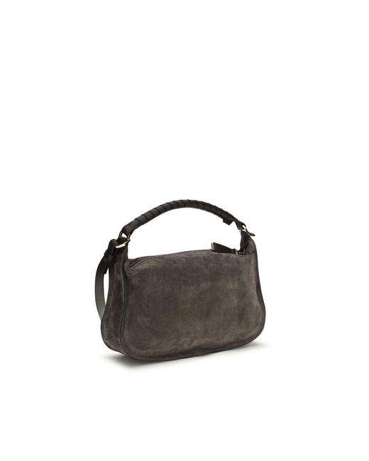 Chloé Black Chloã Small Marcie Shoulder Bag