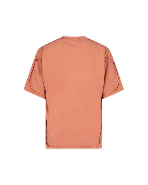DIESEL Orange 't-box-dbl' T-shirt for men