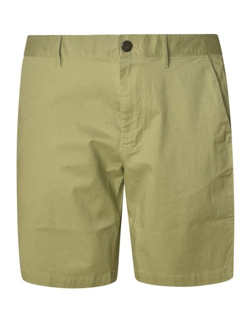 Michael Kors Green Regular Plain Trouser Shorts for men