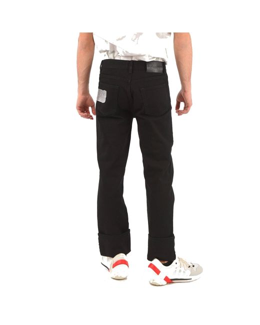 Givenchy Black Logo Cotton Jeans for men