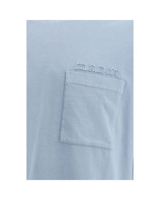 Marni Blue Cotton T for men
