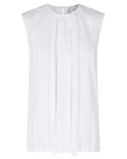 Isabelle Blanche White Top Cotone