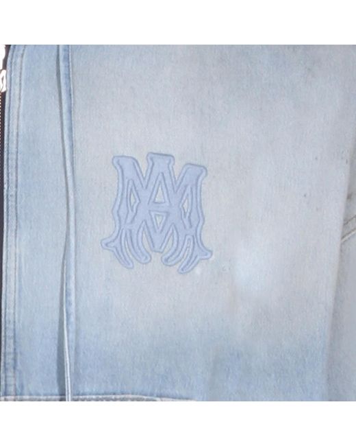 Amiri Blue Cotton Denim Jacket for men