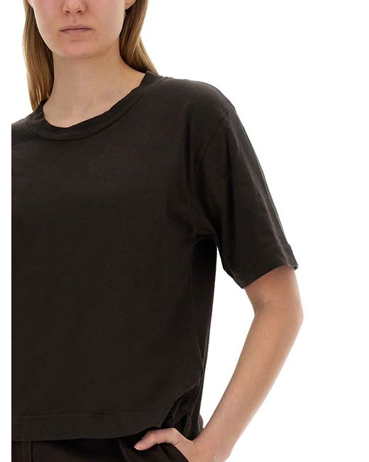 Margaret Howell Black Simple T-Shirt