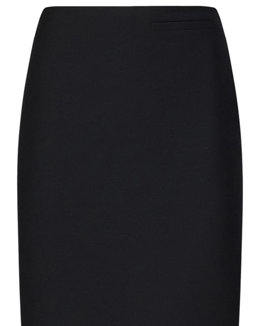 Givenchy Black Midi Skirt