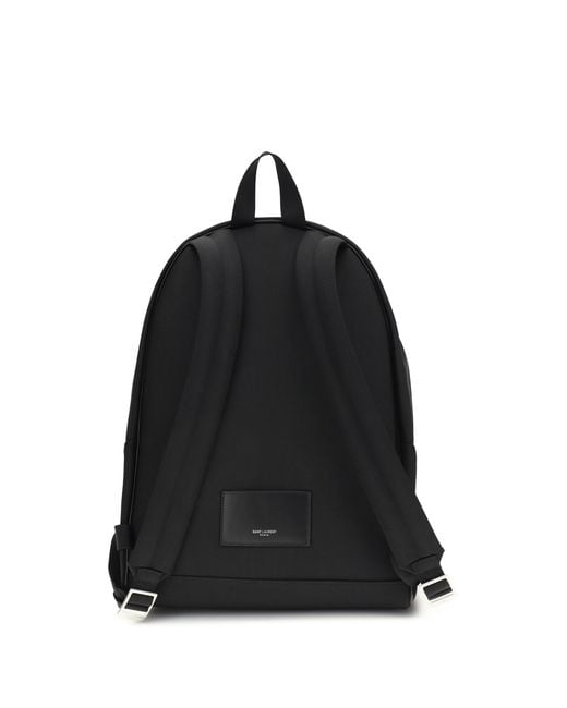 Saint Laurent Black City Backpack for men