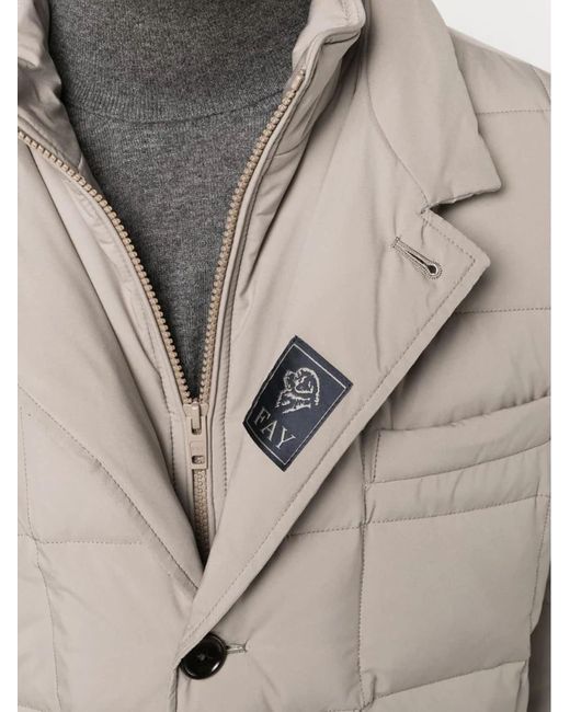 Fay Natural Blush Feather Down Jacket for men