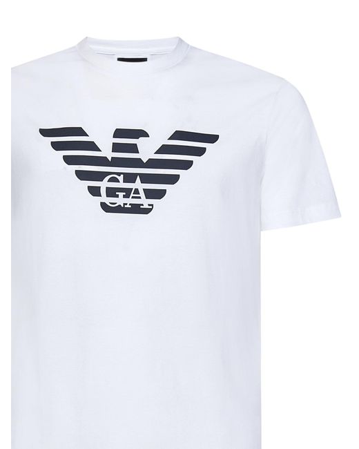 Emporio Armani White T-Shirt for men