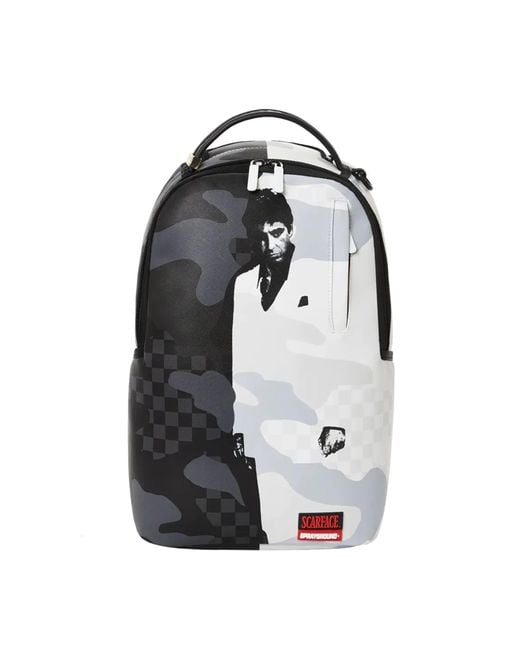 Sprayground White Scarface Backpack for men