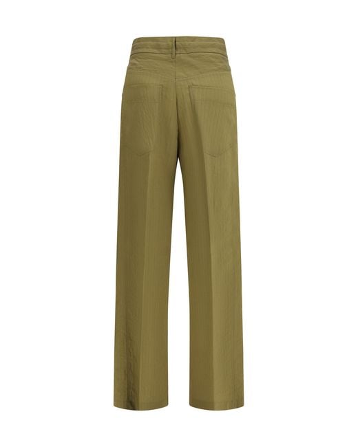 DARKPARK Green Iris Pants Modal; Polyester; Polyamide