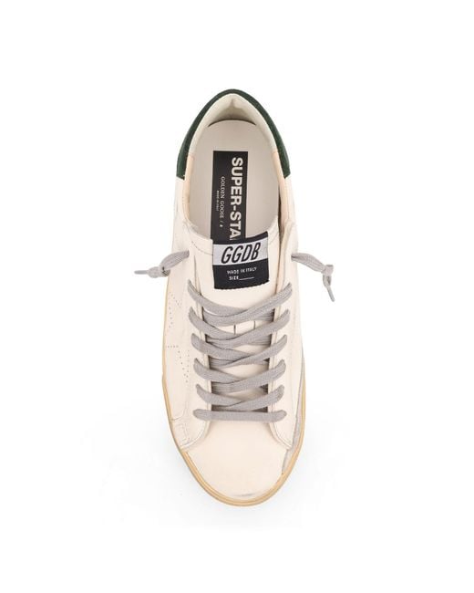 Golden Goose Deluxe Brand Natural Super-Star Skate Leather Low-Top Sneakers for men