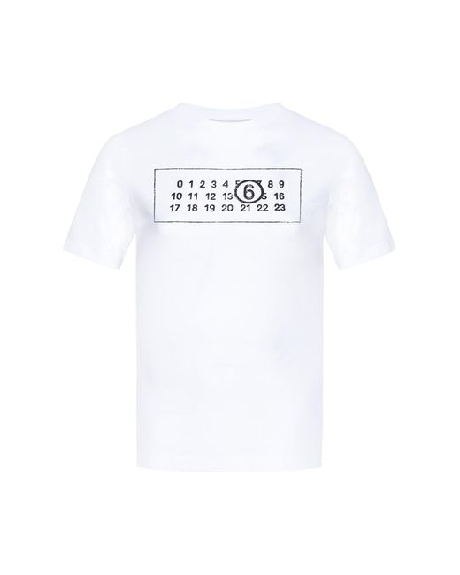 MM6 by Maison Martin Margiela White T-Shirt