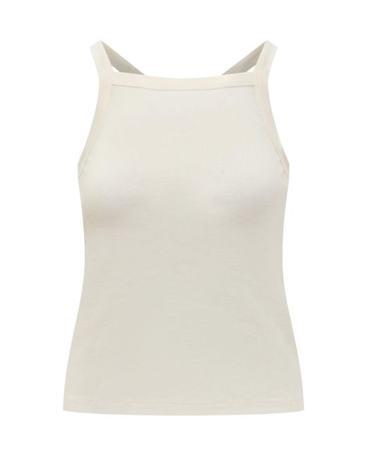 Ba&sh Natural Top With Crossed Straps