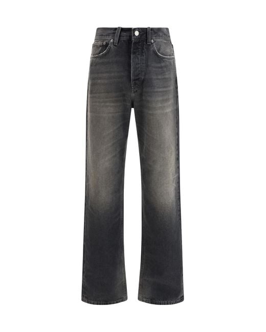 Haikure Gray Loose Jeans Cotton for men