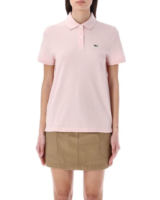 Lacoste Pink Classic Polo Shirt