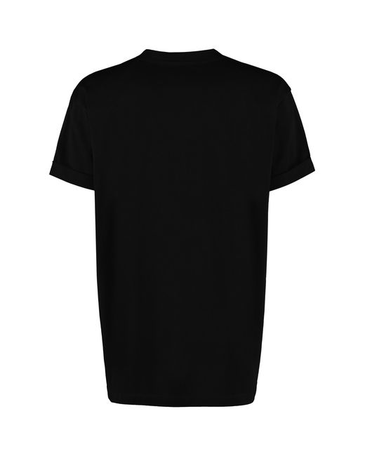 Stella McCartney Black Embroidered Star Cotton T-Shirt Organic Cotton; Viscose T-Shirts & Jerseys
