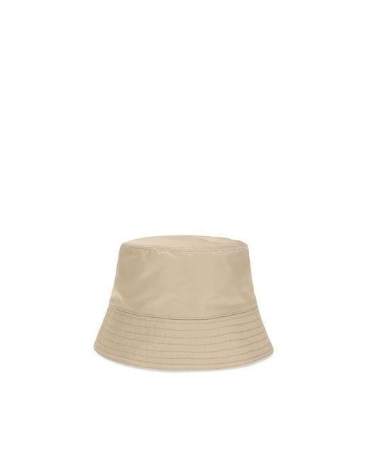 Prada Natural Polyamide Bucket Hat for men