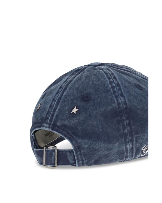 Golden Goose Deluxe Brand Blue Journey Baseball Cap Cotton Hats E Hairbands