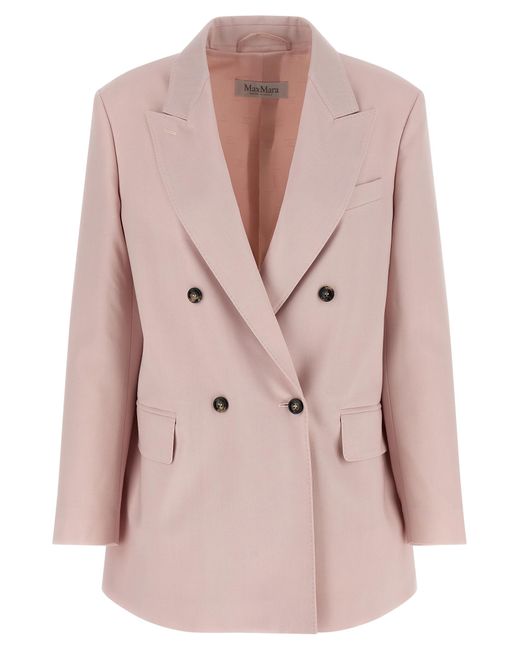 Max Mara Pink 'Mxmombrosa' Blazer