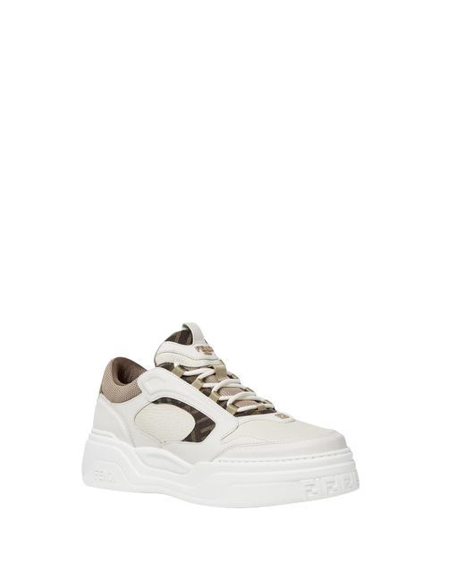 Fendi White Sneakers Vit+Pl+Interno:Pl+Agn for men