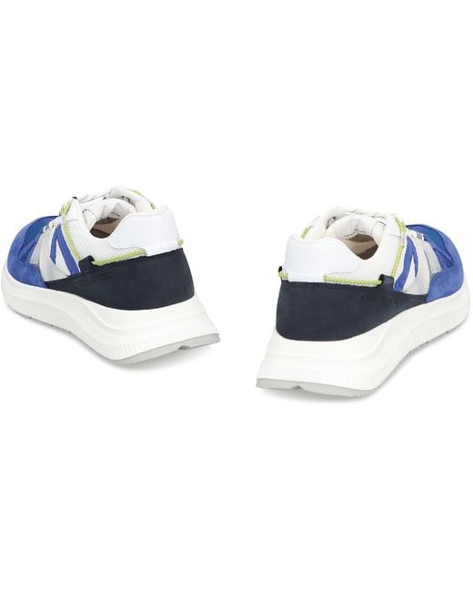 Canada Goose Blue Cascade Low-Top Sneakers Leather Trainers for men