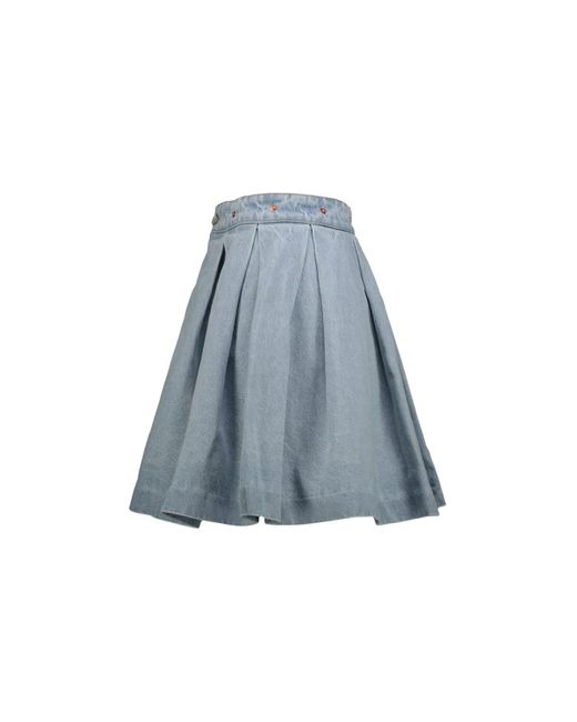 Vetements Blue Denim School Girl Skirt