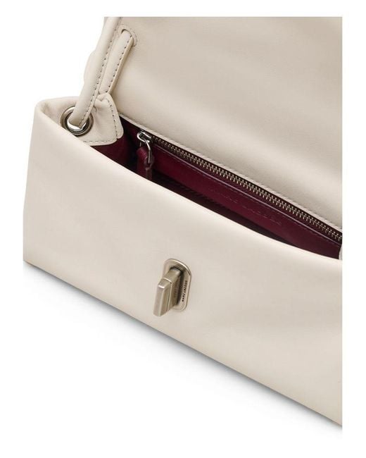 Marc Jacobs Natural Shoulder Bag Calf Leather Handbags