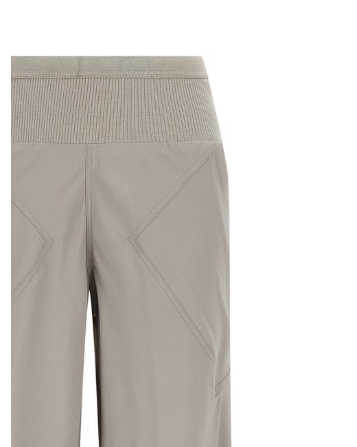 Rick Owens Gray Acetate Flared Pants