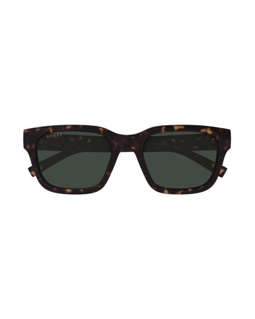 Gucci Black Square Frame Sunglasses for men