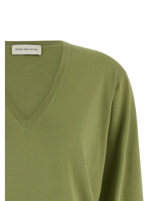 Dries Van Noten Green Tuomas Sweaters And Cardigans