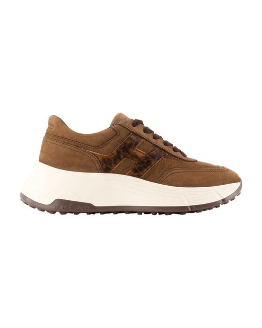 Hogan Brown Hogan H669 Allacciato Sneaker