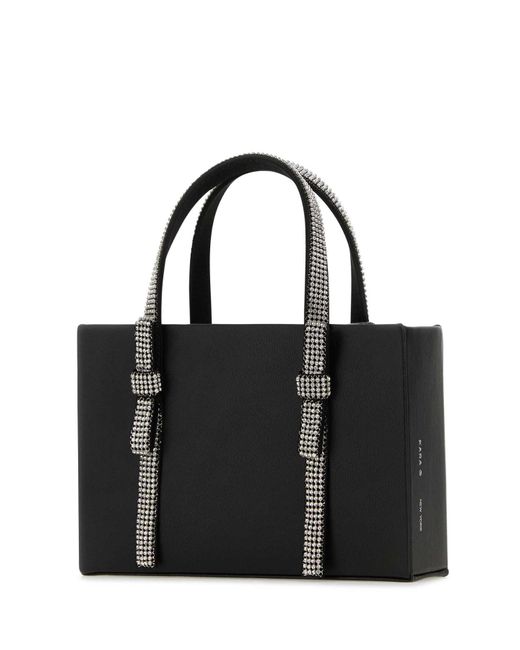 Kara Black Nappa Leather Handbag