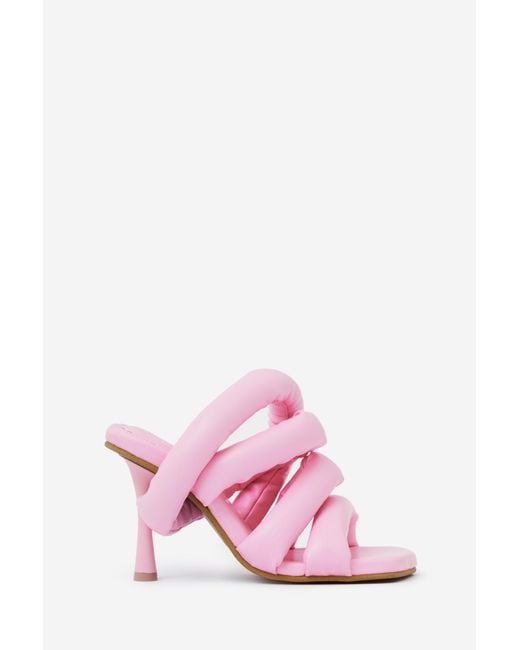 Yume Yume Pink Circular Heel Sandals