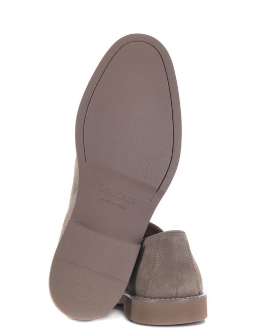 Doucal's Gray Doucals Loafers for men