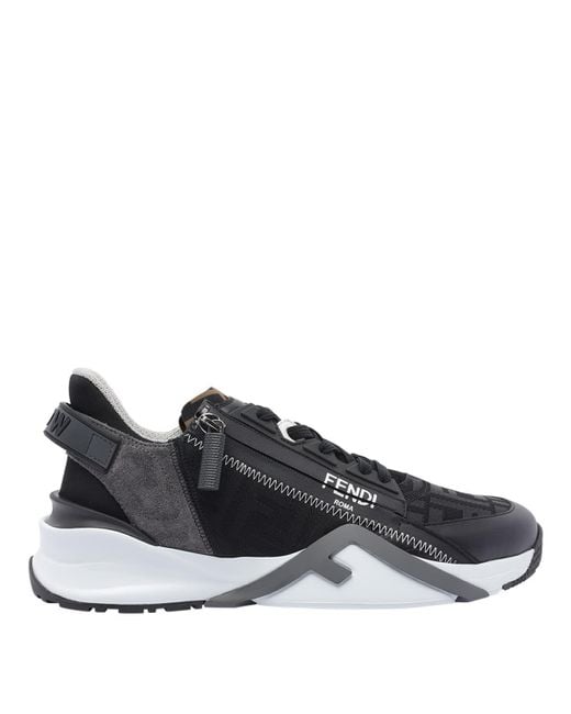 Fendi Black Flow Sneakers for men