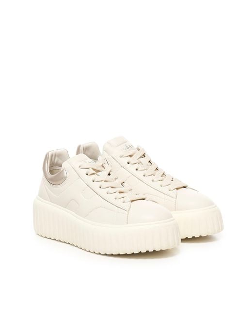 Hogan Natural H-Stripes Sneakers