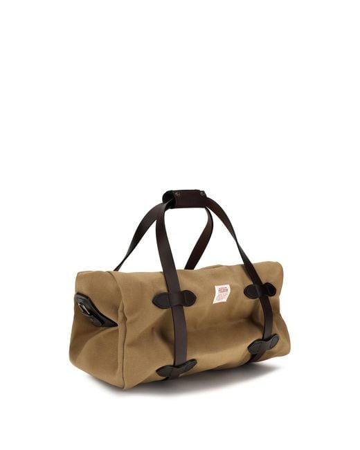 Filson Natural Small Rugged Twill Travel Bag Cotton Shoulder for men