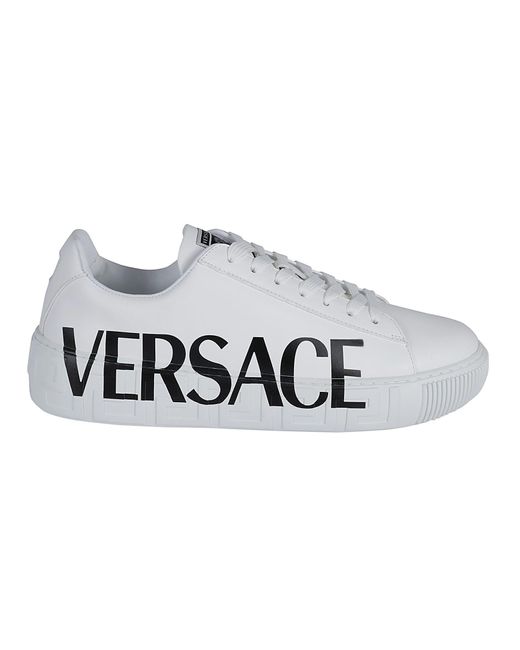 Versace Side Logo Print Sneakers for Men | Lyst UK