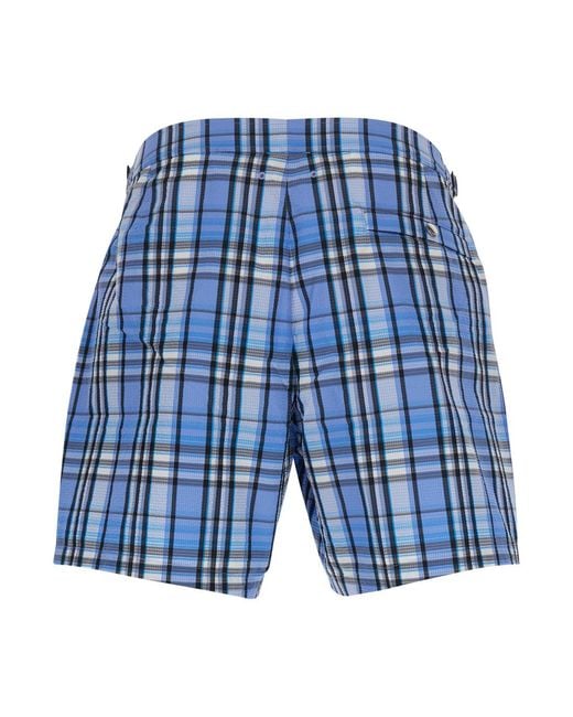 Burberry Blue Swim Shorts Selkirk Sr Polyester Beachwear for men