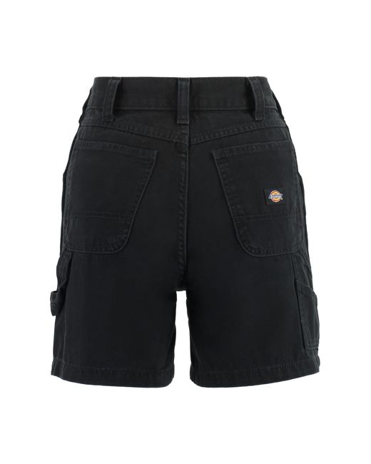 Dickies Black Cotton Shorts