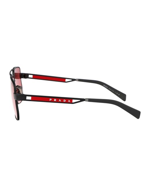 Prada Linea Rossa Pink 0Ps 51Zs Sunglasses for men
