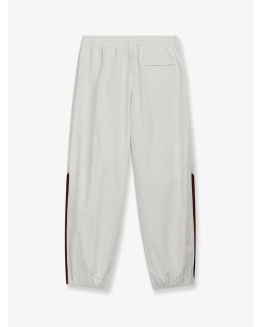 Adidas White Trousers Recycled Nylon for men
