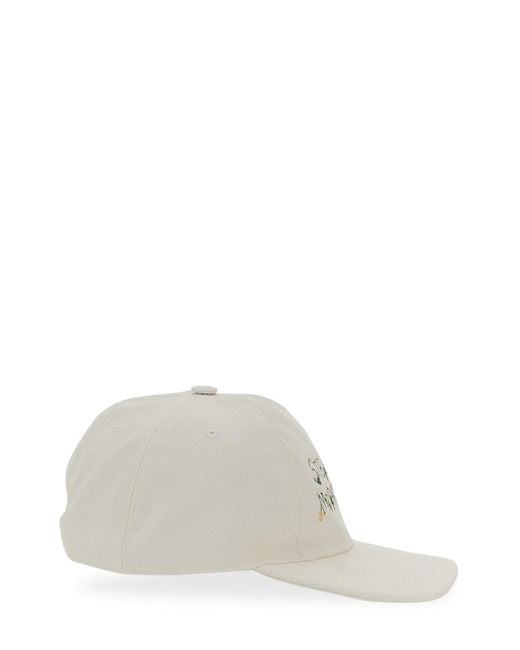 Stella McCartney White Baseball Cap Cotton Hat