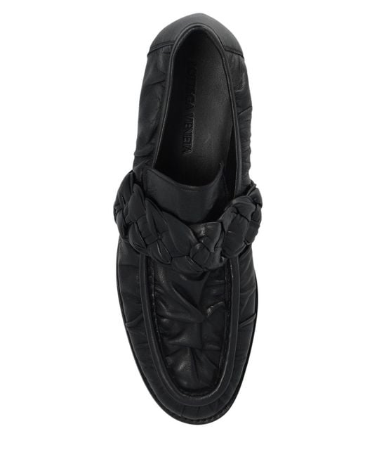 Bottega Veneta Black Astaire Loafers for men